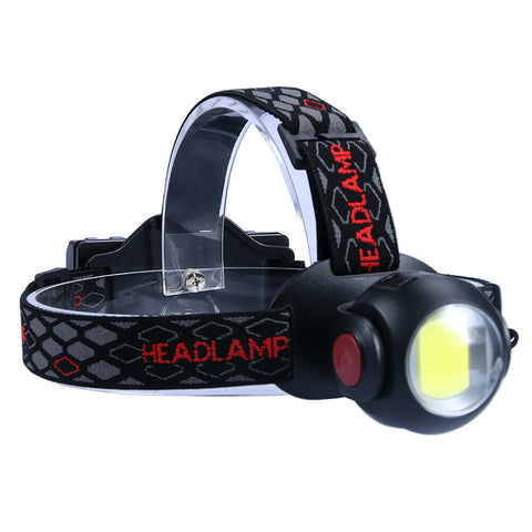 T6 CREE and COB Adjustable Head Lamp - Rechargeable