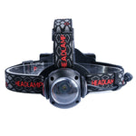 T6 CREE and COB Adjustable Head Lamp - Rechargeable