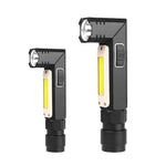 90 Degree USB Rechargeable Flashlight with Magnetic base