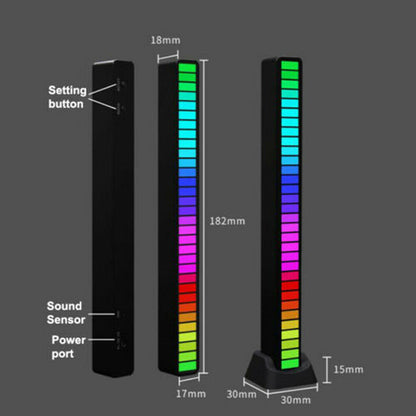 Sound Sensitive Music Atmosphere RGB Light
