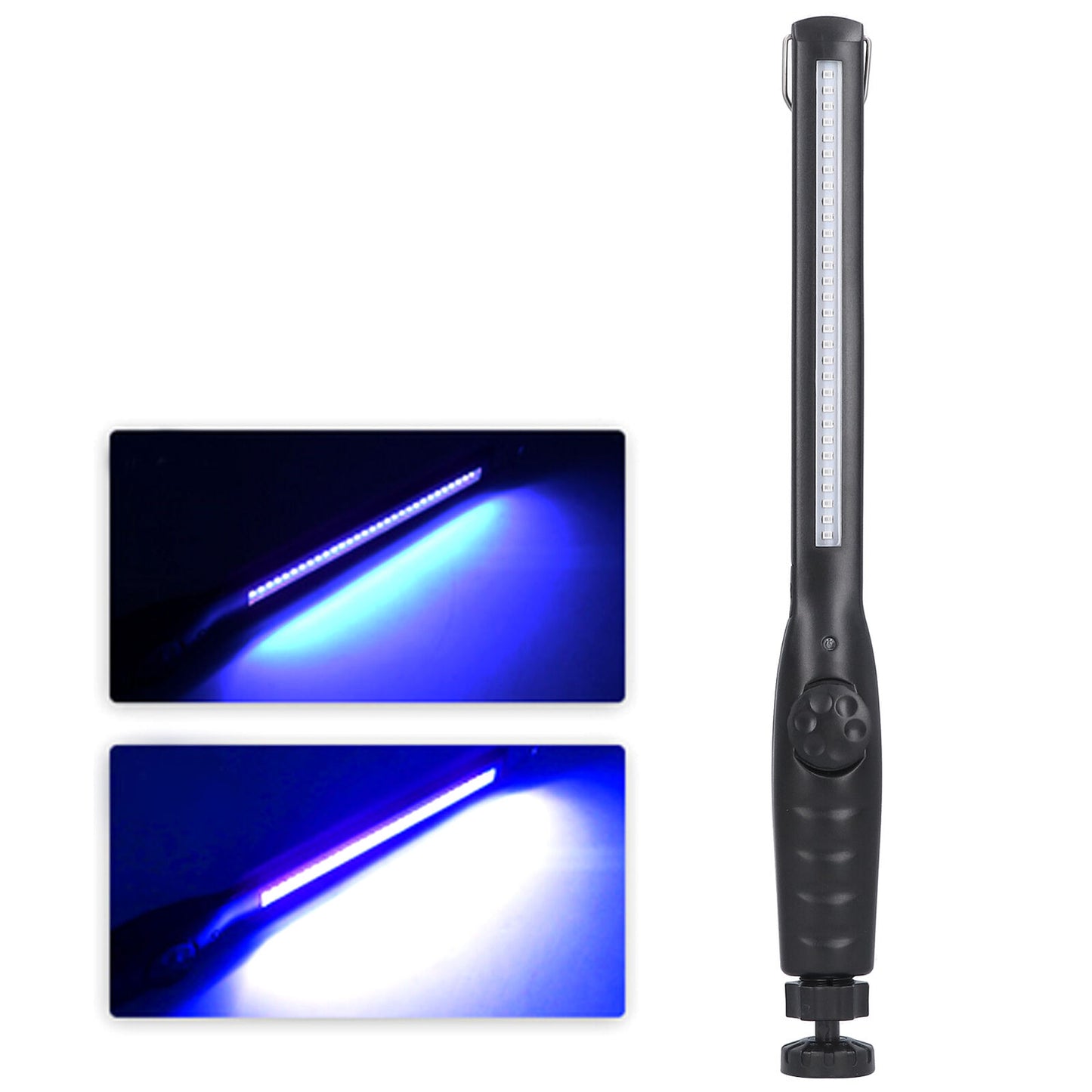 Swivel (UV) UltraViolet Lamp Wand With Magnetic Base - Rechargeable