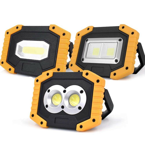 Rechargeable COB LED Work light and Power Bank