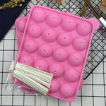 20 Hole Lollipop Silicone Mould