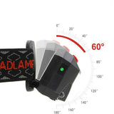 Motion sensor LED head lamp - Rechargeable