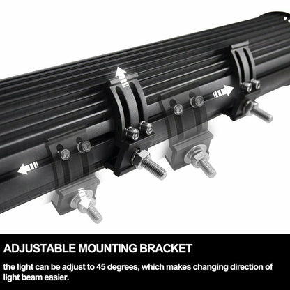 20" Tri Row Light Bar with Spot Lights