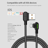 McDodo 90 Degree Charging Cable (Micro USB/USB C/Lightning)
