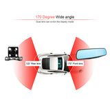 4.3'' FHD 1080P Dual Lens Front and Rear Mirror Camera
