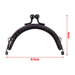 DIY Metal Coin Purse Clutch Bag Frame Kiss Clasp Mouth Clip Lock