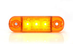 10pcs 3-LED Side Marker Lights 3.4" Truck Trailer Sealed Clearance Lights 12V