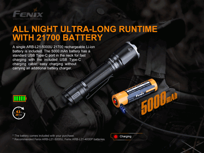 Fenix TK16 V2.0 3100 Lumen LED Tactical Torch