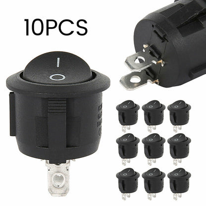 12V 24V 2 Pin Round Rocker Switch
