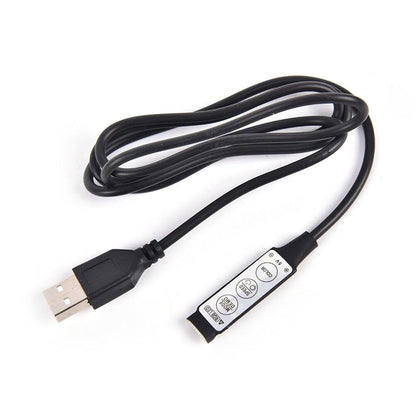 RGB LED Strip Light 3 Key USB controller
